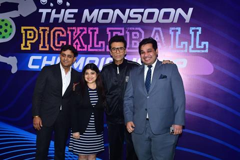 Karan Johar snapped at Monsoon Pickleball Tournament 