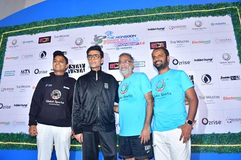 Karan Johar snapped at Monsoon Pickleball Tournament 