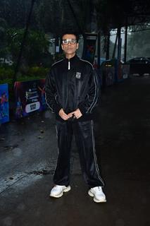 Karan Johar snapped at Monsoon Pickleball Tournament 