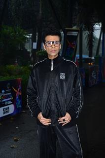 Karan Johar snapped at Monsoon Pickleball Tournament 