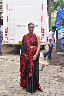 Patralekhaa snapped promoting their upcoming movie IC 814 on sets of Aapkaa Apna Zakir