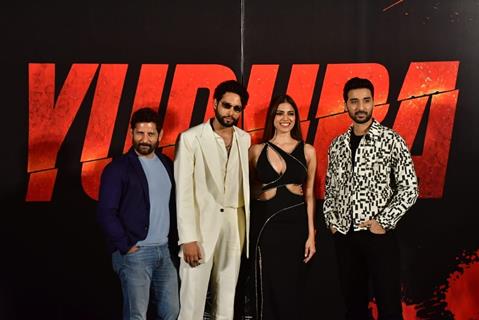 Raghav Juyal, Raj Arjun, Siddhant Chaturvedi and Malavika Mohanan grace the trailer launch of their upcoming film 'Yudhra'