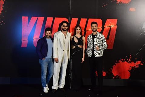 Raghav Juyal, Raj Arjun, Siddhant Chaturvedi and Malavika Mohanan grace the trailer launch of their upcoming film 'Yudhra'