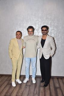 Rahul Bose, Atul Sabharwal and Aparshakti Khurana snapped promoting their upcoming film 'Berlin'