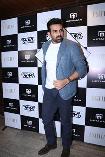 Zaheer Khan snapped at the Metaman perfume event launch