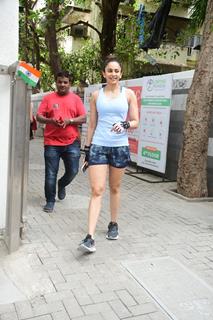 Rakul Preet Singh snapped in the city