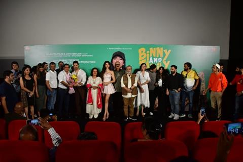 Varun Dhawan and Anjini Dhawan  grace the trailer launch of 'Binny And Family'