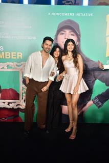 Varun Dhawan and Anjini Dhawan  grace the trailer launch of 'Binny And Family'