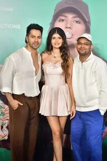 Varun Dhawan and Anjini Dhawan  grace the trailer launch of 'Binny And Family'