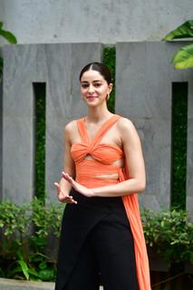 Ananya Panday snapped promoting her upcoming series 'Call Me Bae'