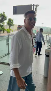 Akshay Kumar snapped in the city