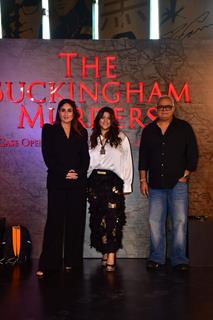 Kareena Kapoor, Ektaa Kapoor and Hansal Mehta grace the trailer launch of 'The Buckingham Murders'