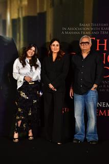 Kareena Kapoor, Ektaa Kapoor and Hansal Mehta grace the trailer launch of 'The Buckingham Murders'