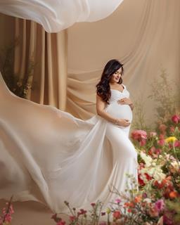 Yuvika Chaudhary's Maternity Shoot 