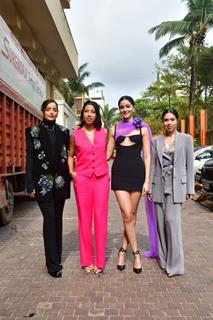 Ananya Panday, Niharika Lyra Dutt and Lisa Mishra snapped promoting their upcoming series 'Call Me Bae'