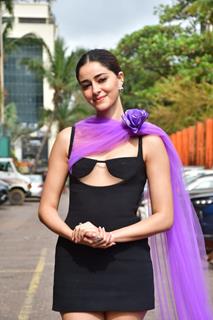 Ananya Panday snapped promoting their upcoming series 'Call Me Bae'