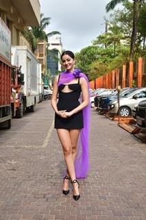 Ananya Panday snapped promoting their upcoming series 'Call Me Bae'