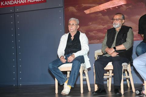 Naseeruddin Shah and Pankaj Kapur snapped at the press conference of IC 814: The Kandahar Hijack