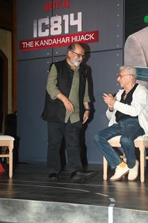 Naseeruddin Shah and Pankaj Kapur snapped at the press conference of IC 814: The Kandahar Hijack