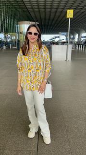 Madhuri Dixit snapped at the airport