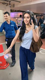 Nysa Devgan snapped at the airport