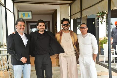 Rahul Bose, Atul Sabharwal, Aparshakti Khurana and Ishwak Singh snapped promoting their upcoming movie ‘Berlin’