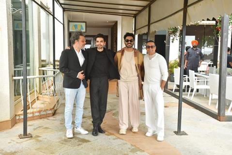 Rahul Bose, Atul Sabharwal, Aparshakti Khurana and Ishwak Singh snapped promoting their upcoming movie ‘Berlin’