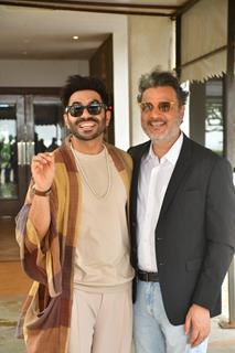 Atul Sabharwal and Aparshakti Khurana snapped promoting their upcoming movie ‘Berlin’