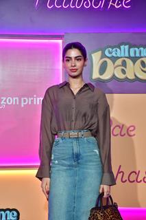 Khushi Kapoor Attend the screening of 'Call Me Bae'