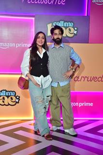 Nakuul Mehta and Jankee Parekh Attend the screening of 'Call Me Bae'