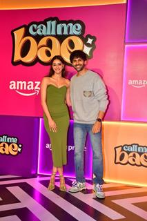 Kartik Aaryan and Ananya Panday Attend the screening of 'Call Me Bae'