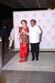 Mukesh Ambani and Neeta Ambani snapped at the finale show of Rajadhiraaj: ‘Love. Life. Leela