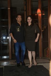 Sachin Tendulkar snapped in the city