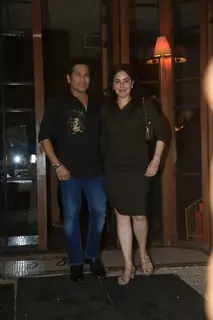 Sachin Tendulkar snapped in the city