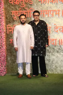 Dinesh Vijan snapped at Antilia for Ganesh Chaturthi