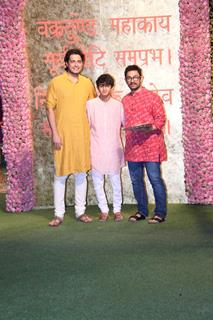 Aamir Khan snapped at Antilia for Ganesh Chaturthi