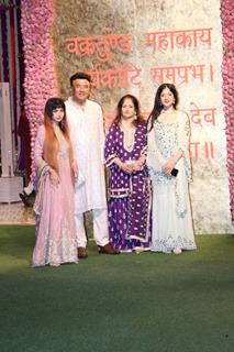 Anu Malik snapped at Antilia for Ganesh Chaturthi