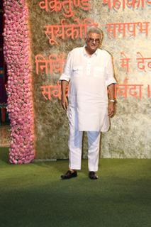 Boney Kapoor snapped at Antilia for Ganesh Chaturthi