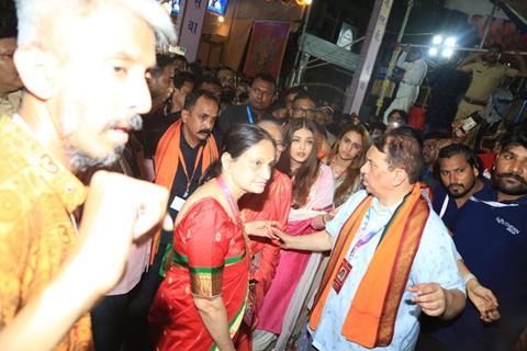 Aishwarya Rai Bachchan snapped at GSB Ganpati Darshan