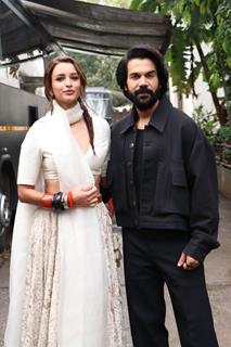 Rajkummar Rao and Triptii Dimri snapped promoting their upcoming film ‘Vicky Vidya Ka Woh Wala Video’