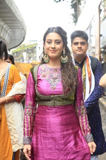 Isha Malviya snapped at Lalbhag cha Raja