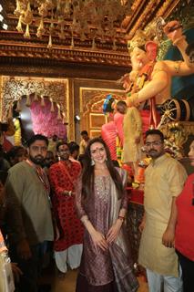 Esha Deol snapped at Lalbhag cha Raja