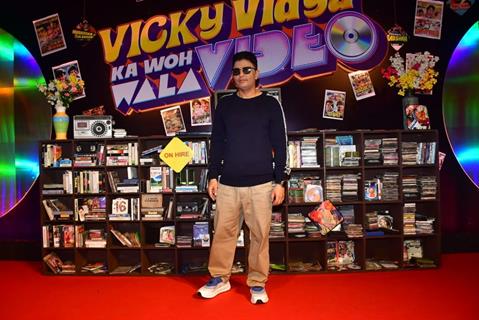 Bhushan Kumar snapped at the trailer launch of Vicky Vidya Ka Woh Wala Video