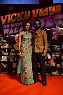 Rajkummar Rao and Triptii Dimri snapped at the trailer launch of Vicky Vidya Ka Woh Wala Video