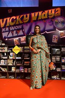 Triptii Dimri snapped at the trailer launch of Vicky Vidya Ka Woh Wala Video