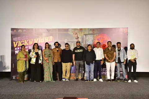 Archana Puran Singh, Rajkummar Rao and Triptii Dimri snapped at the trailer launch of Vicky Vidya Ka Woh Wala Video