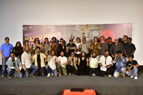 Archana Puran Singh, Mukesh Tiwari, Bhushan Kumar, Rajkummar Rao, Raaj Shaandilyaa, Sachin Sanghvi, Jigar Saraiya and Triptii Dimri snapped at the trailer launch of Vicky Vidya Ka Woh Wala Video