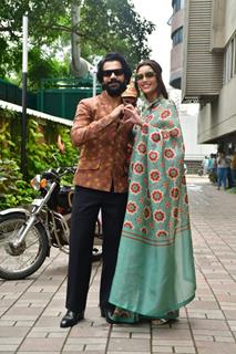 Rajkummar Rao and Triptii Dimri snapped at the trailer launch of Vicky Vidya Ka Woh Wala Video