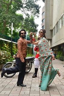 Rajkummar Rao and Triptii Dimri snapped at the trailer launch of Vicky Vidya Ka Woh Wala Video