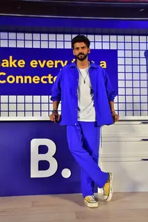 Zaheer Iqbal snapped at an event by Booking.com